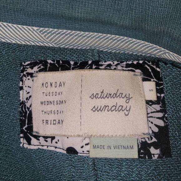 Anthropologie Saturday Sunday Vivie Open Front Drape Cardigan Small - Picture 6 of 7